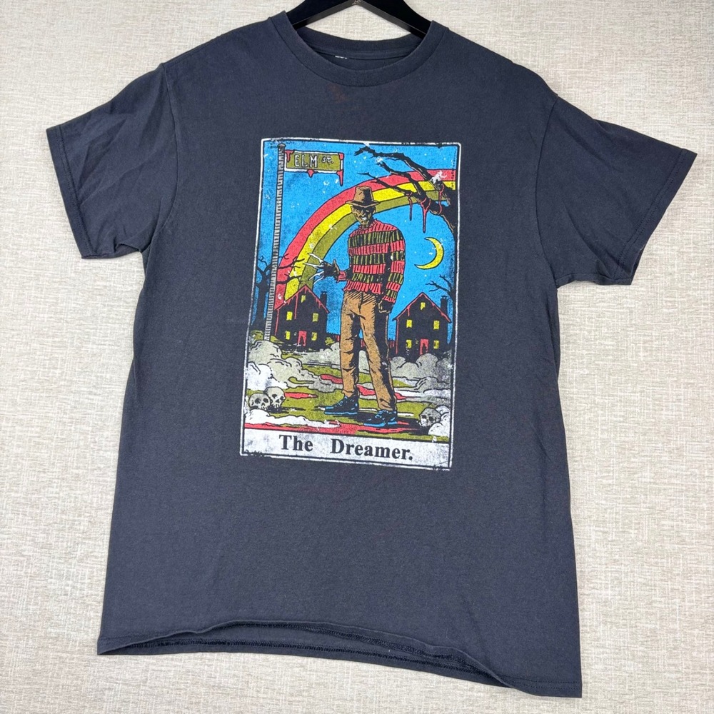 A Nightmare on Elm Street Freddy Krueger The Dreamer Tarot Graphic T-Shirt M
